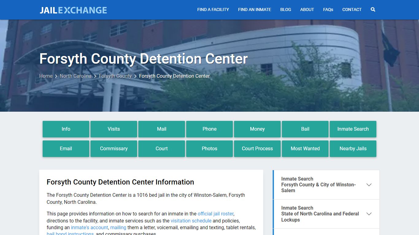 Forsyth County Detention Center - Jail Exchange